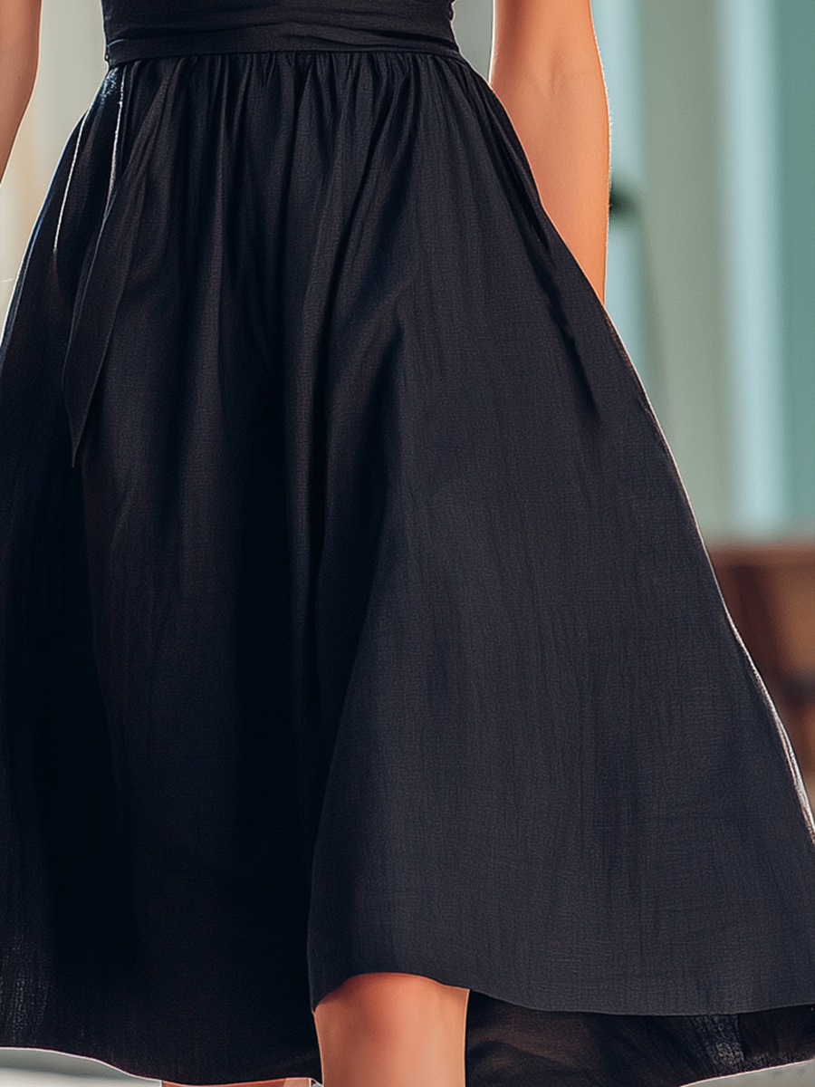 Vacation-style Off-the-shoulder, Fitted Midi Dress